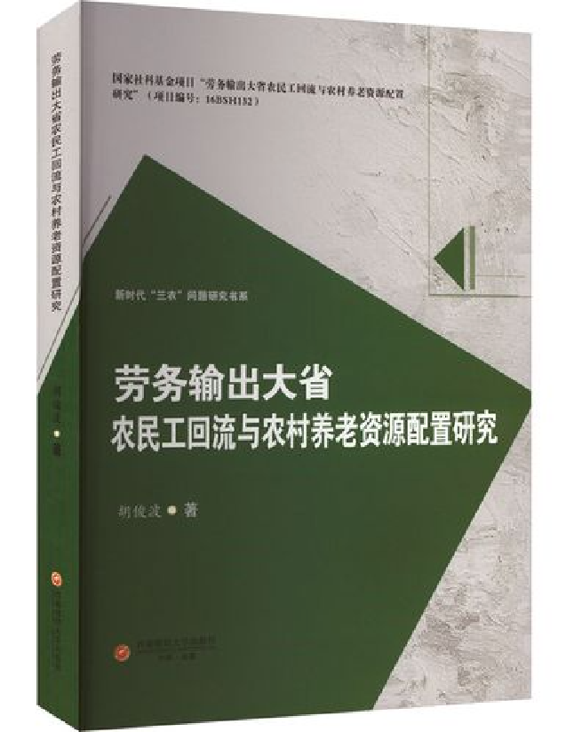 劳务输出大省农民工回流与农村养老资源配置研究