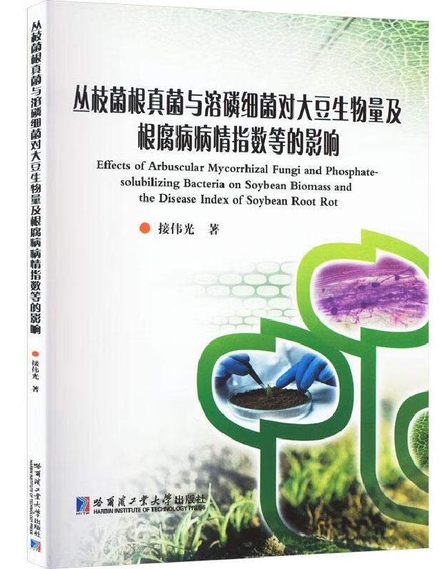 丛枝菌根真菌与溶磷细菌对大豆生物量及根腐病病情指数等的影响