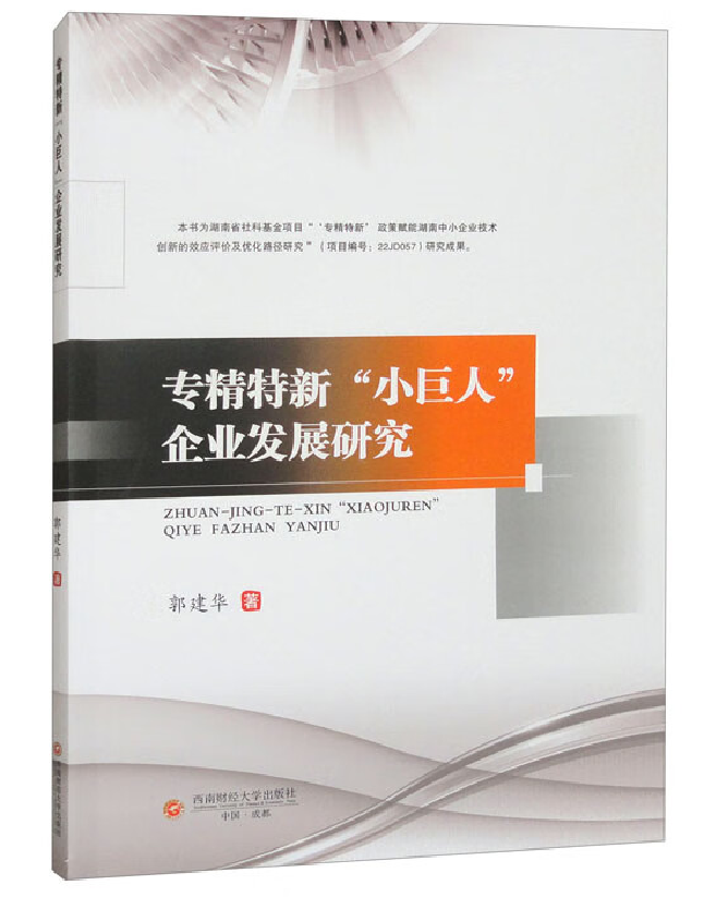 专精特新“小巨人”企业发展研究